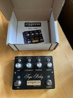 Pedales Empress: Superdelay, Tremolo, Tape Delay