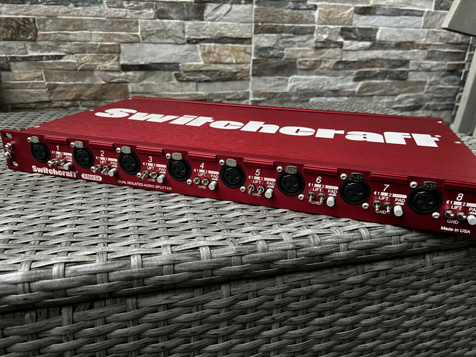 Switchcraft RMAS 8, splitter micro / línea 8 canales