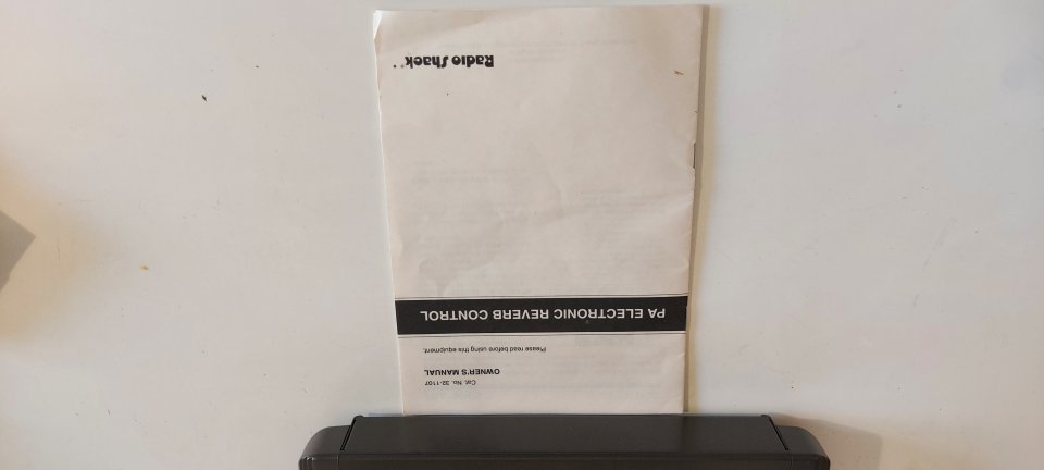 Radio Shack Reverb Control, Realistic, el auténtico, distorsión fuzz, eco, reverb, analógico BBD