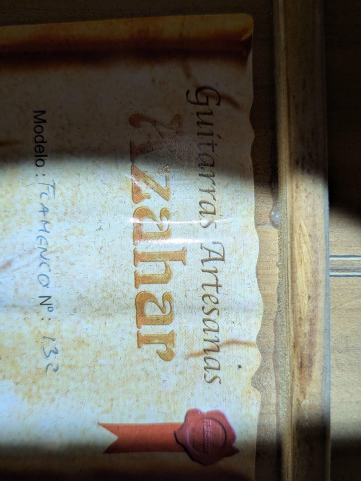 Guitarra Flamenca profesional Azahar, modelo 'Flamenco 132' Abeto / Ciprés