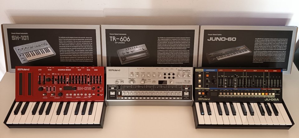 Roland TR-06 / SH-01A / JU-06A