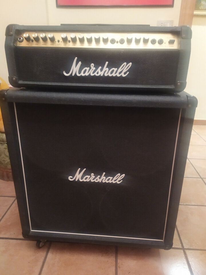 MARSHALL VALVESTATE 8100 y pantalla 4 x 12
