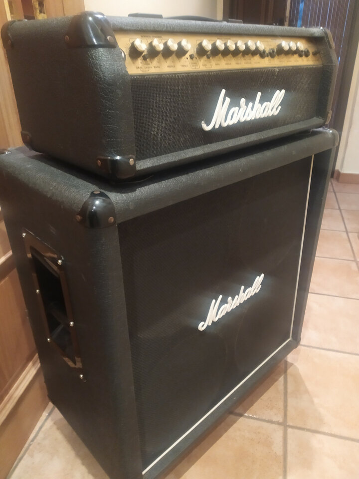 MARSHALL VALVESTATE 8100 y pantalla 4 x 12