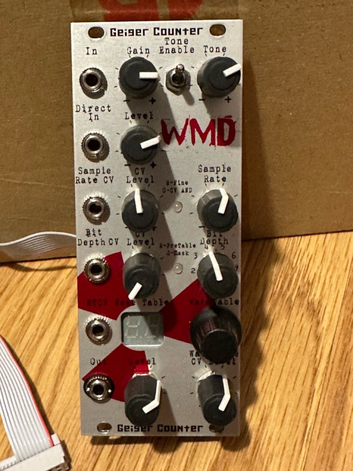 Módulo eurorack WMD Geiger Counter