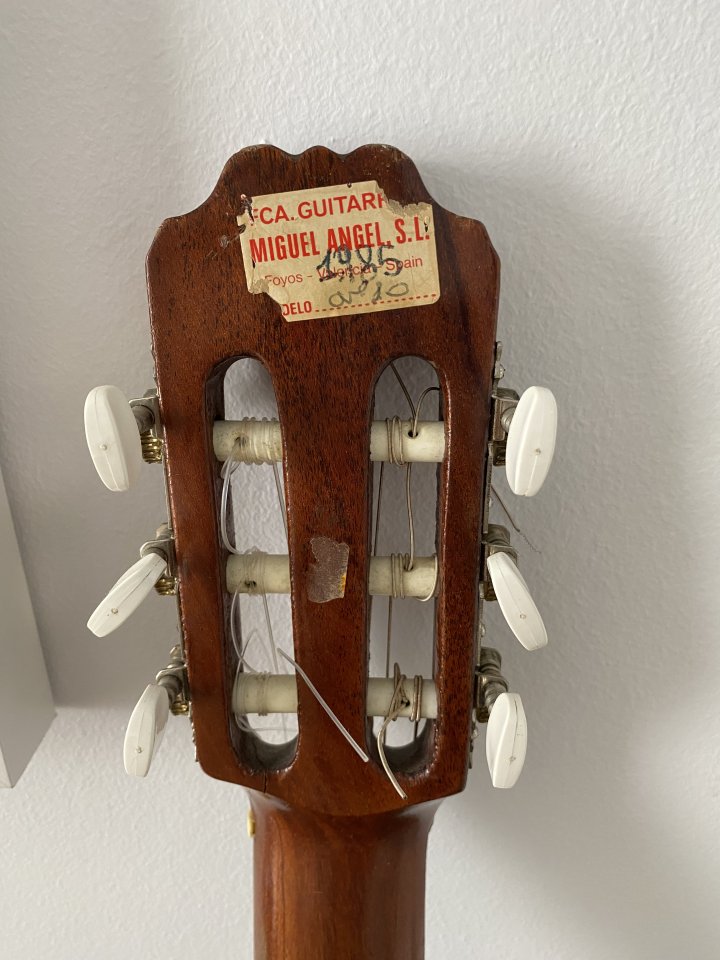 Guitarra española vintage