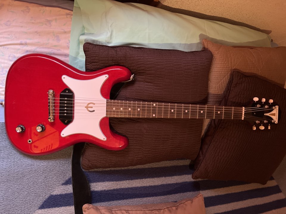 Epiphone Coronet + Lollar + Faber + kluson + hueso