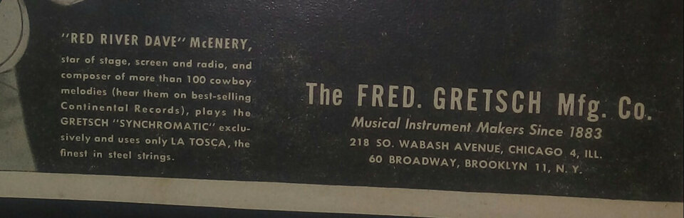 Vendo gretsch modelo 115 años 49 50