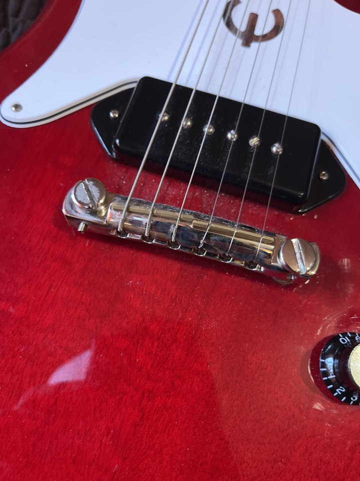 Epiphone Coronet + Lollar + Faber + kluson + hueso