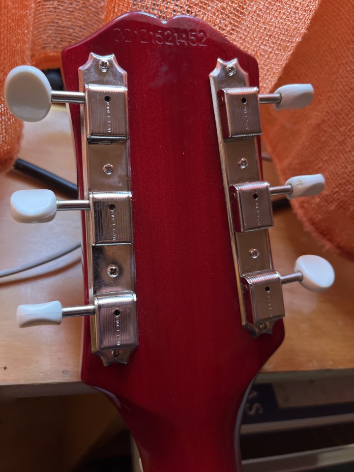 Epiphone Coronet + Lollar + Faber + kluson + hueso