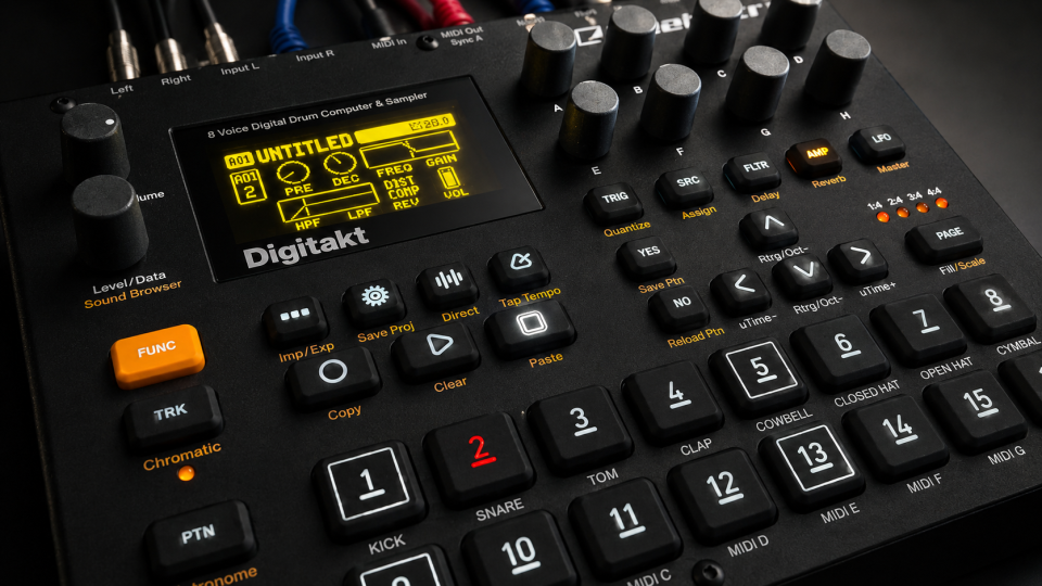 Elektron Digitakt MKI + Elektron Digitone MKI – Estado Impecable – Con cajas y accesorios originales de segunda mano · Foto 1 de 8 · Madrid · 900 €
