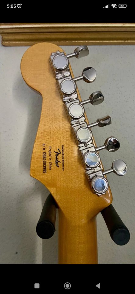 Cambio mástil Squier CV