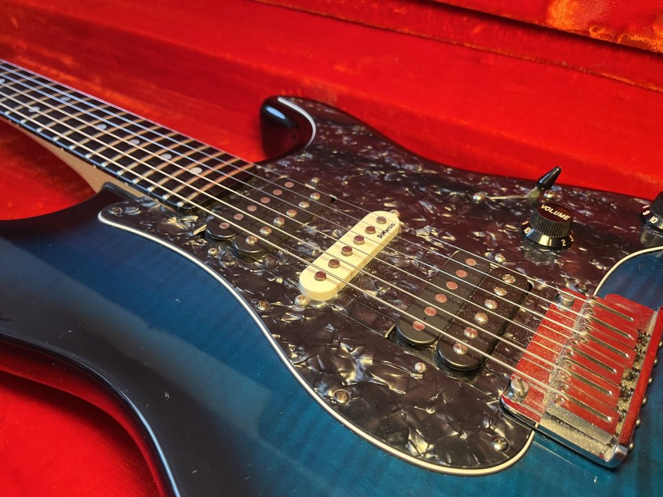 Fender Stratocaster Ultra Flame Top 1992 – Green – DiMarzio Pickups