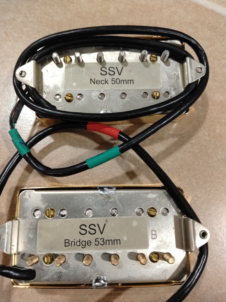 Shur SSV set humbuckers