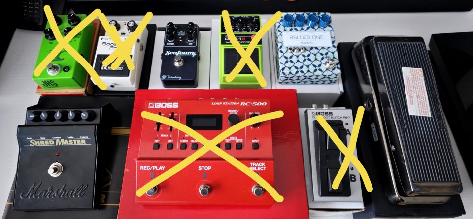 Vendo lote de pedales top