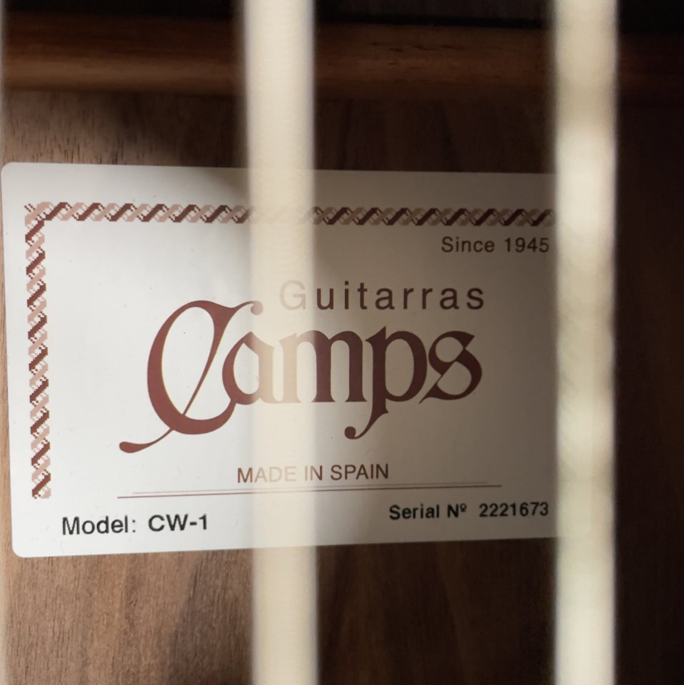 Guitarra clásica Camps CW-1 Crossover