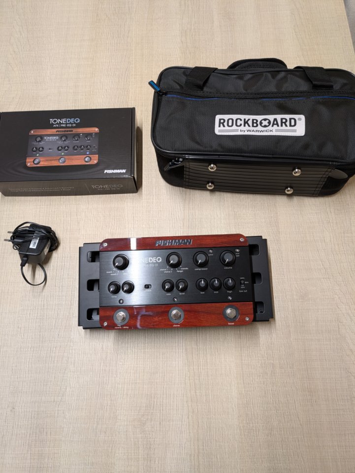 Previo para guitarra acústica "FISHMAN Tone AFX DEQ"