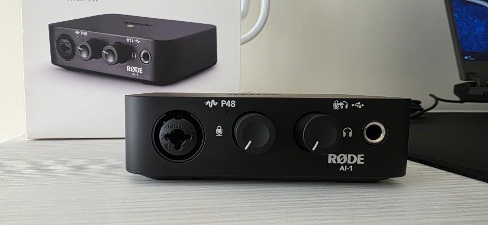 Interfaz Rode AI-1 nuevo