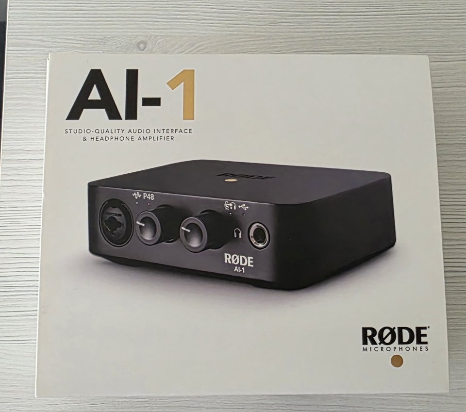Interfaz Rode AI-1 nuevo