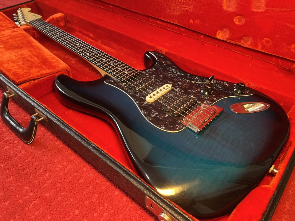 Fender Stratocaster Ultra Flame Top 1992 – Green – DiMarzio Pickups