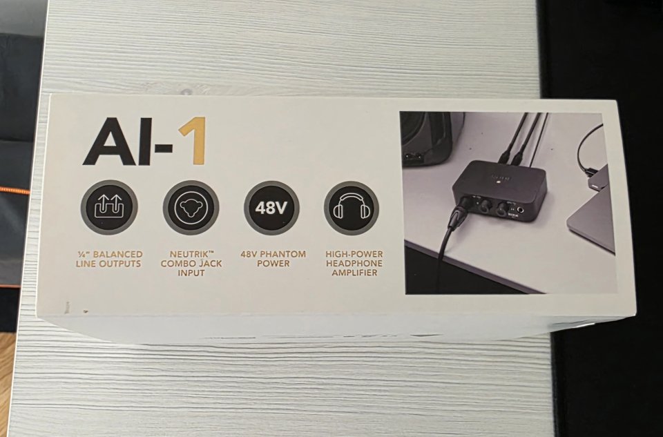 Interfaz Rode AI-1 nuevo