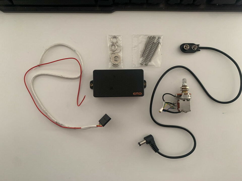 EMG 81TW-B Active Humbucker w Coil Tap 2010s - Black