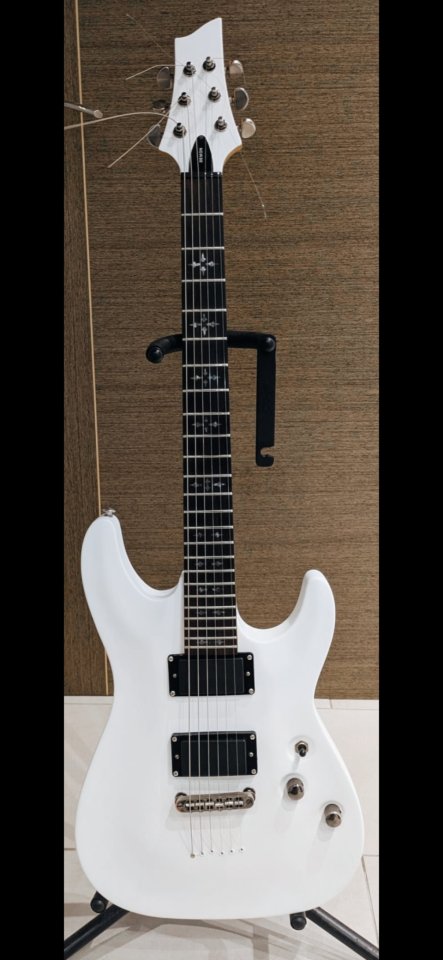 Preciosa Schecter Demon 06 modificada