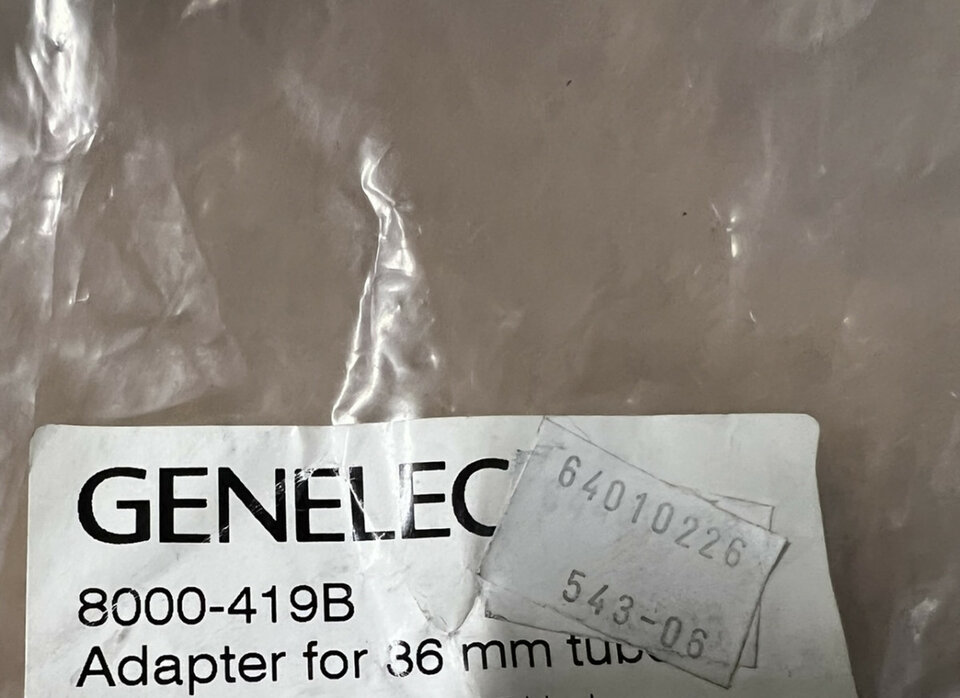 Genelec adaptador a tubo 36mm (nuevo )