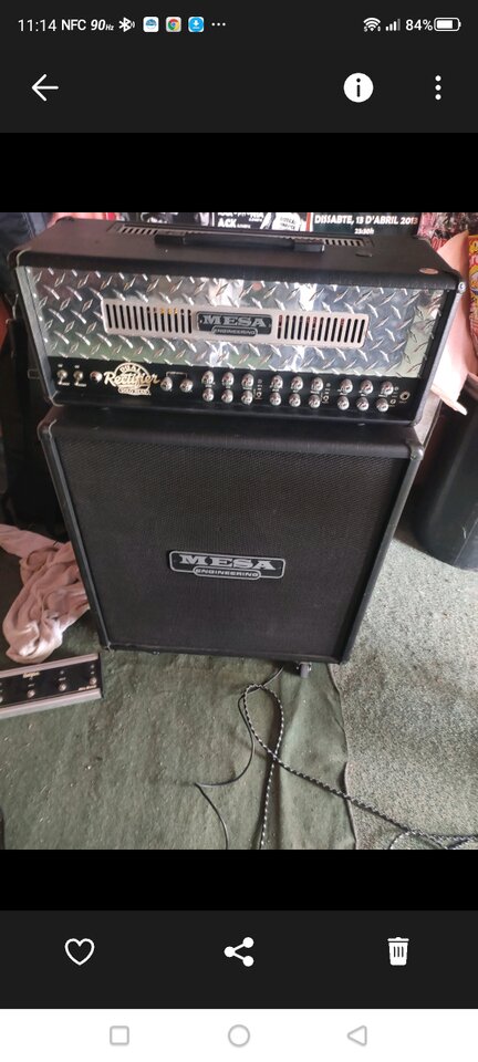 Amplificador mesa boogie dual rectifier+pantalla