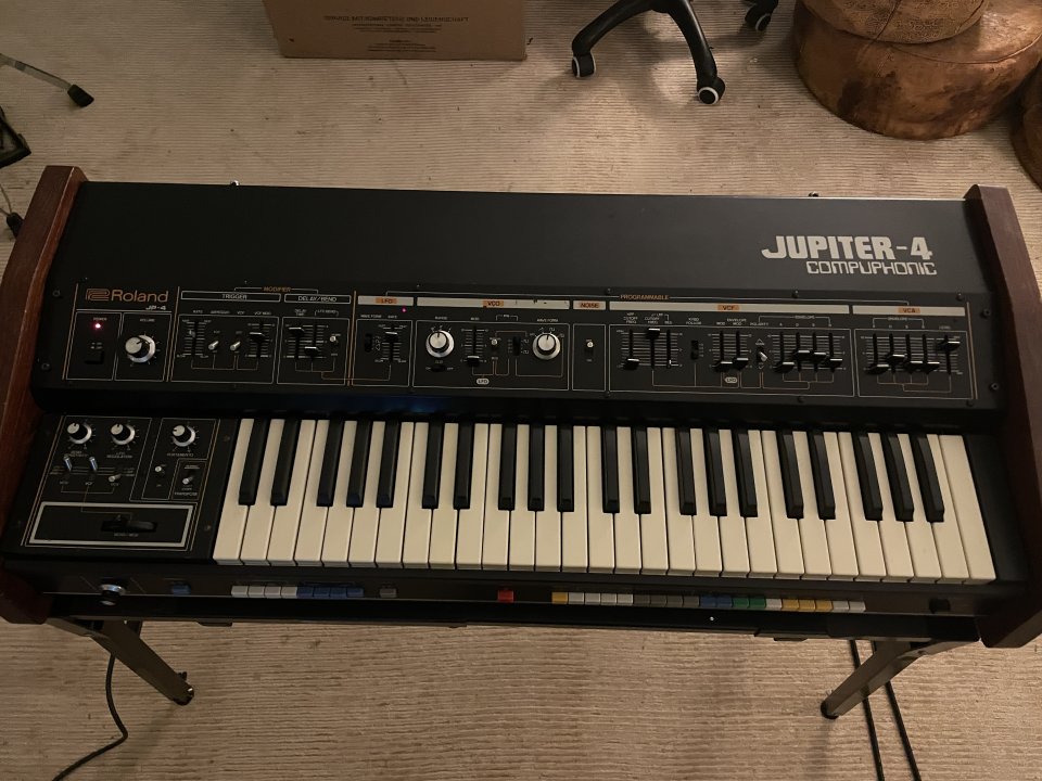 Roland Jupiter 4 49-Key Synthesizer 1978 - 1982 - Black