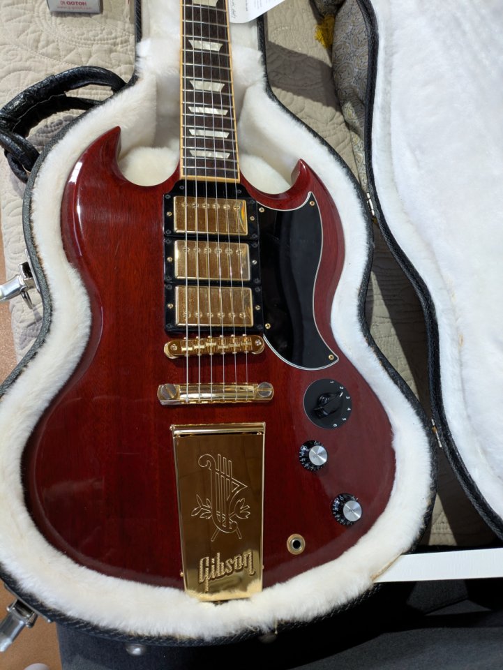 Gibson SG-3 Heritage Cherry Limited Edition 2007, (reparada) envío incluido de segunda mano · Foto 2 de 10 · Madrid · 1700 €