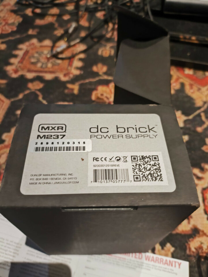 Fuente de alimentación MXR DC Brick