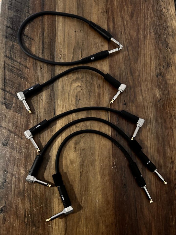 Lote patch cables 4 Sommer y 1 D´addario (envio incluido)
