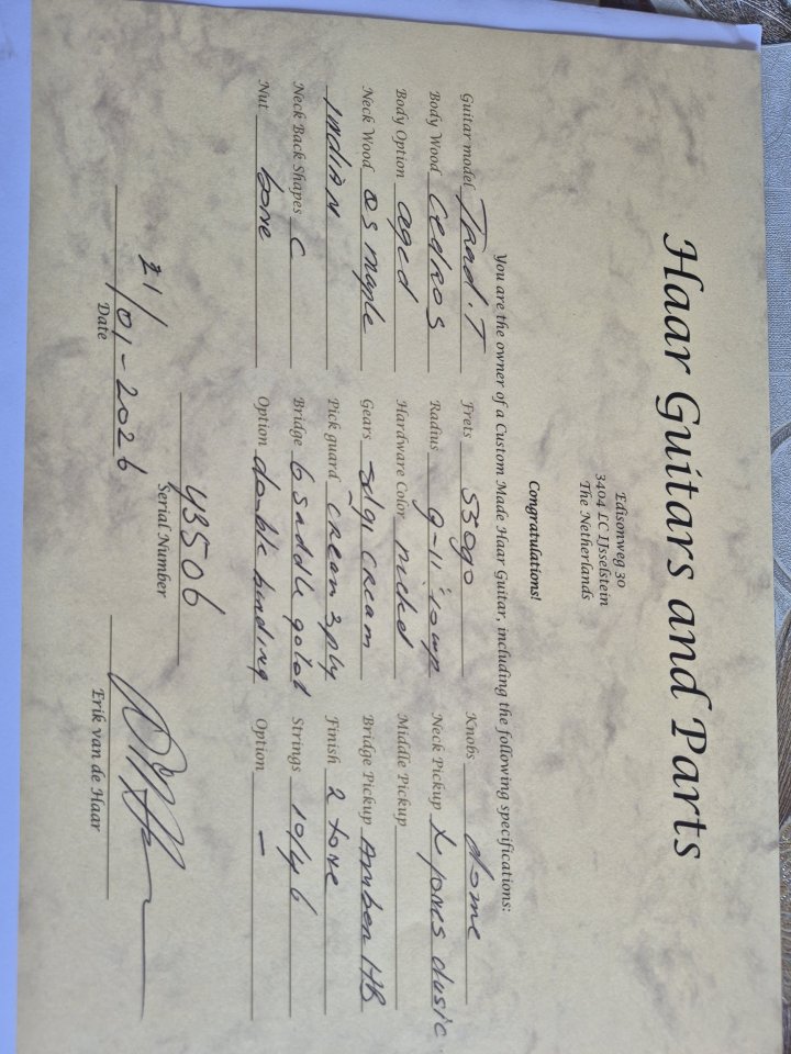 Haar Trad T , Telecaster custom de segunda mano · Foto 2 de 8 · Barcelona · 1800 €