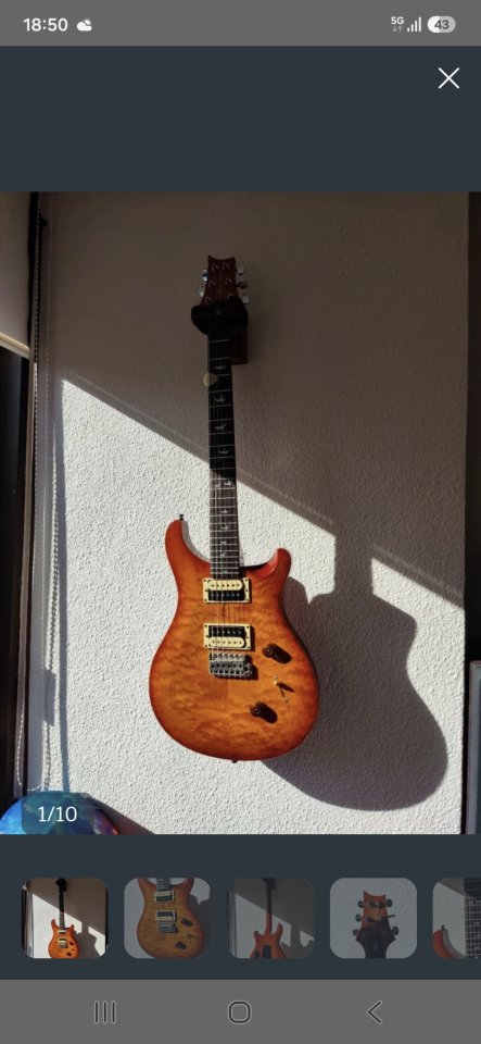 Guitarra eléctrica PRS SE. 30th anniversary. Mas maleta . de segunda mano · Foto 3 de 5 · Alicante · 730 €