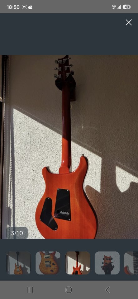Guitarra eléctrica PRS SE. 30th anniversary. Mas maleta . de segunda mano · Foto 4 de 5 · Alicante · 730 €