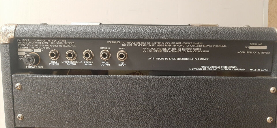 Fender Sideckick Reverb 30 de segunda mano · Foto 5 de 8 · Barcelona · 180 €