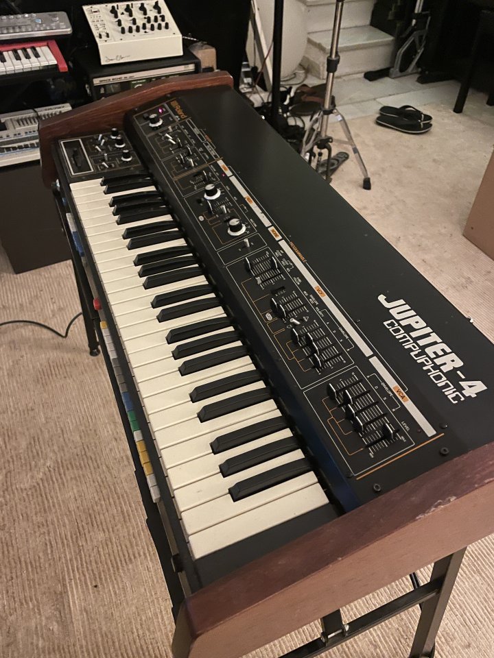 Roland Jupiter 4 49-Key Synthesizer 1978 - 1982 - Black