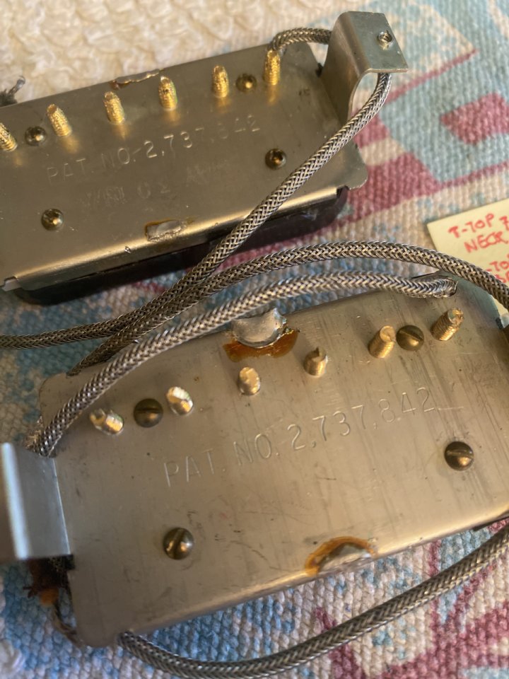 Pastilla gibson. Modelo  T-TOP  mastil .   Madrid.