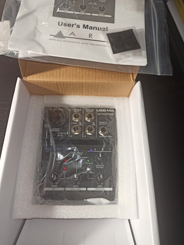 ART USB Mix Mezclador de formato compacto