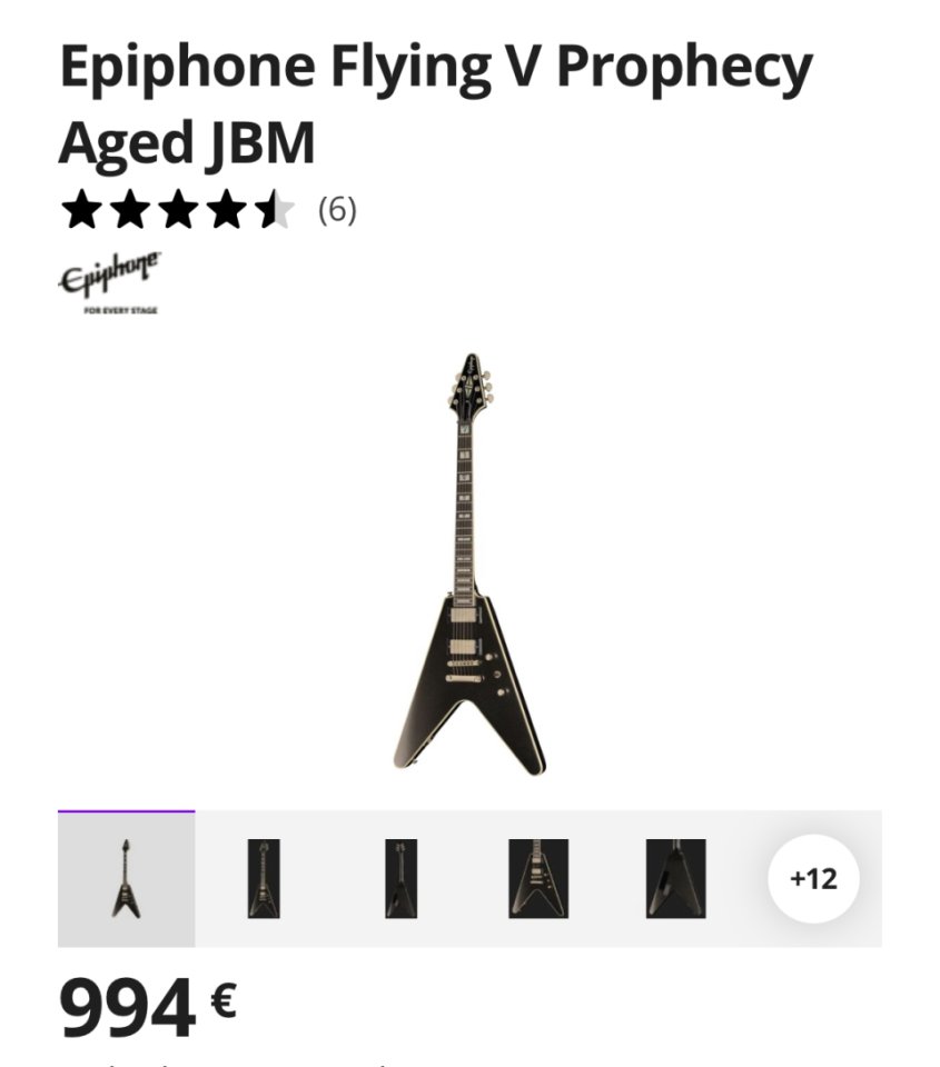 Epiphone Flying V Prophecy