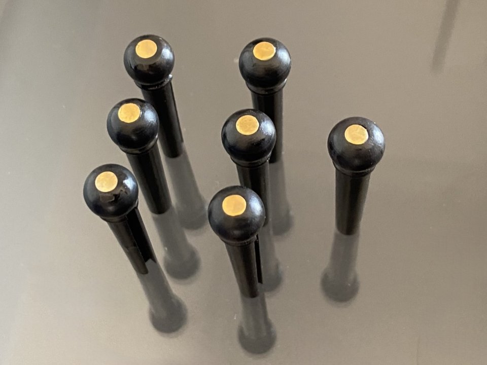 7 Pinos de Ébano para Guitarra Acústica de segunda mano · Foto 3 de 10 · Badajoz · 22 €