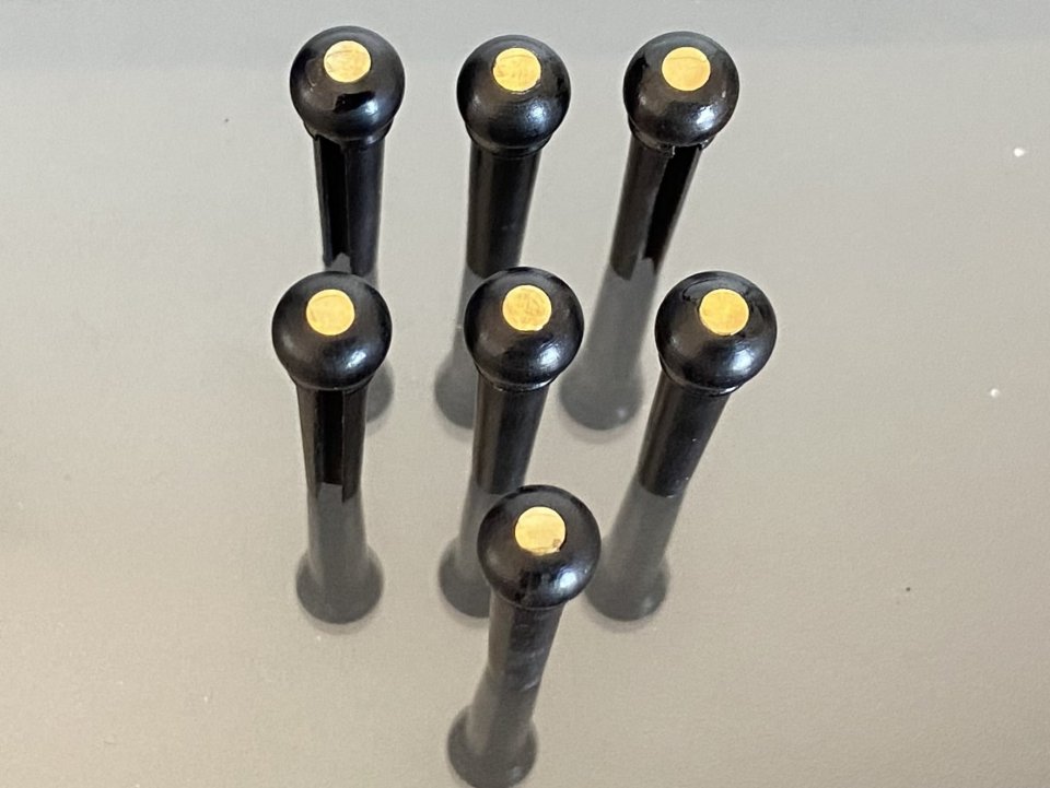 7 Pinos de Ébano para Guitarra Acústica de segunda mano · Foto 1 de 10 · Badajoz · 22 €