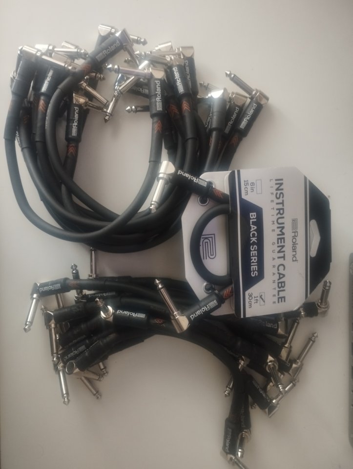 Cables conexión pedales Roland Black series