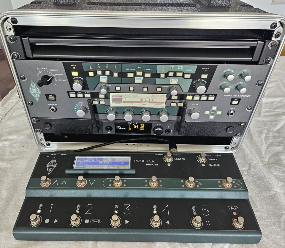 Kemper Profiler Rack + Remote + Wireless + Rack 6U PRO – Plug&Play directo