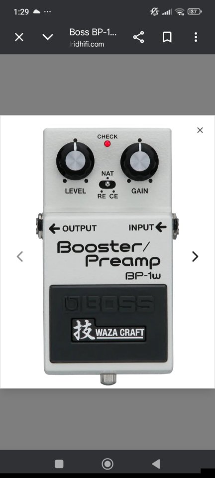 Boss BP-1W Preamp/Booster de segunda mano · Granada