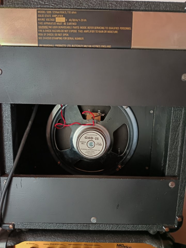 Marshall reverb 12 modelo 5205 de segunda mano · Foto 3 de 3 · Castellón