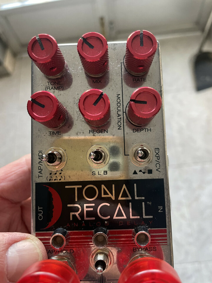 Chase Bliss Tonal Recall Red knob