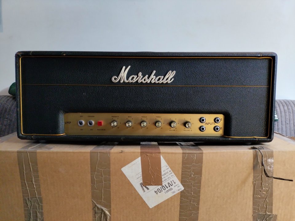 1968 Marshall JMP 50 Plexi 1987 Small Box