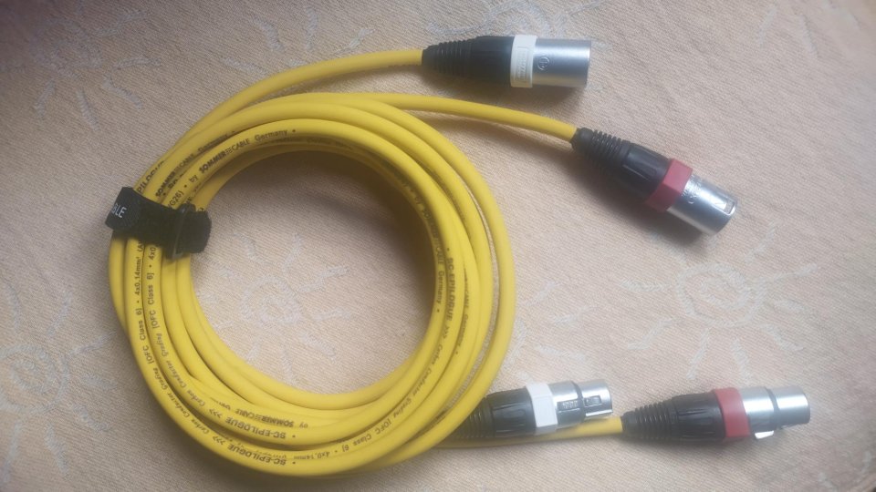 Pareja de cables de audio profesional Sommer Cable de segunda mano · Foto 1 de 7 · Zaragoza · 70 €