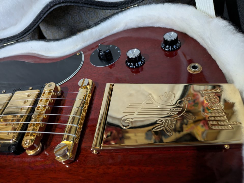 Gibson SG-3 Heritage Cherry Limited Edition 2007, (reparada) envío incluido de segunda mano · Foto 4 de 10 · Madrid · 1700 €
